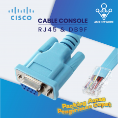 Cisco CAB-CONSOLE-RJ45 Console Cable 6ft with RJ45 and DB9F (OEM)