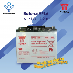 BATTERY AKI UPS VRLA YUASA NP18-12B 12V 17.2AH