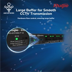 Ruijie RG-ES126S-LP V2, 24-Port 10/100 Mbps 2-Port Gigabit PoE Switch