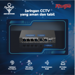 Ruijie RG-ES206GS-P, 6-Port Gigabit Smart Cloud Managed PoE Switch